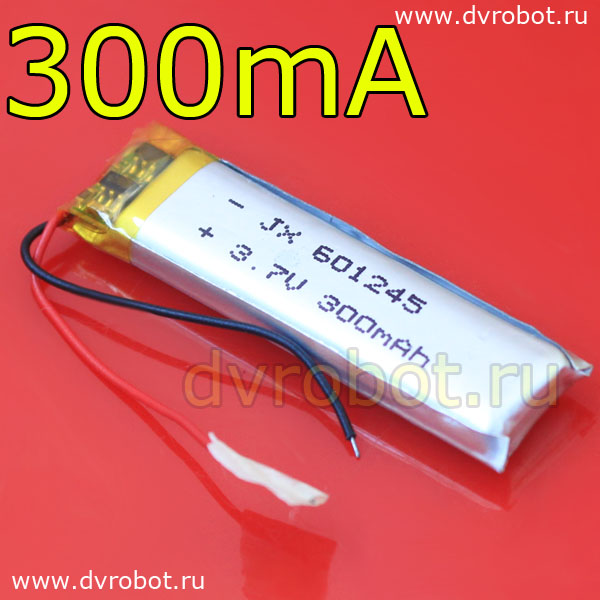 Аккумулятор Li-Po 3.7В-300мА/601245