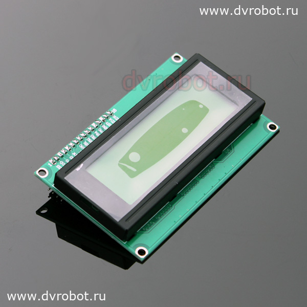 4х20 LCD зеленый IIC/I2C