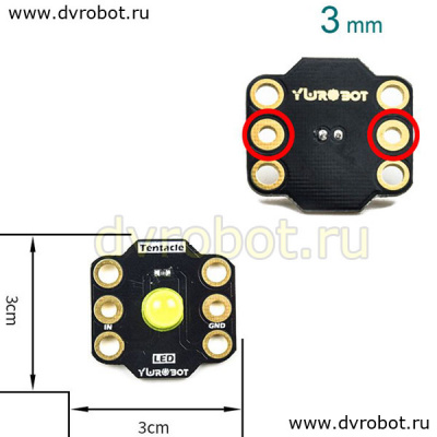 Индикатор BBC Micro:bit - 5mm LED - красный