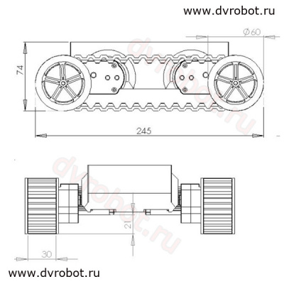 Платформа Rover 5 (2 WD)