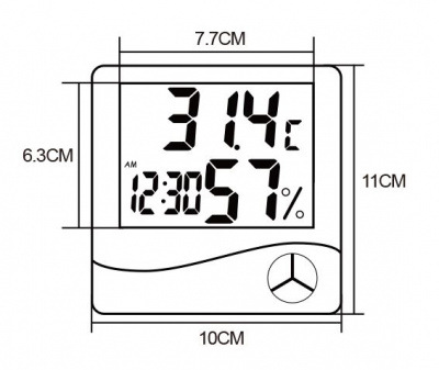 Термометр-гигрометр HTC-2