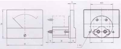 Стрелочный амперметр 85C1 - 5А