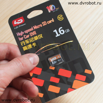 Карта MicroSD,16GB класс 10