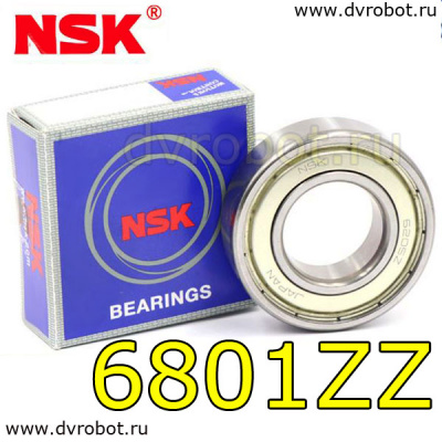 Подшипник NSK - 6801ZZ