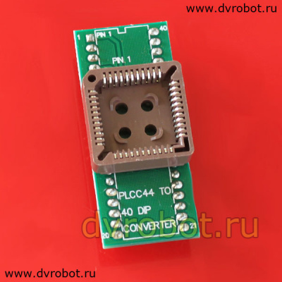 Переходник адаптер PLCC44-DIP40