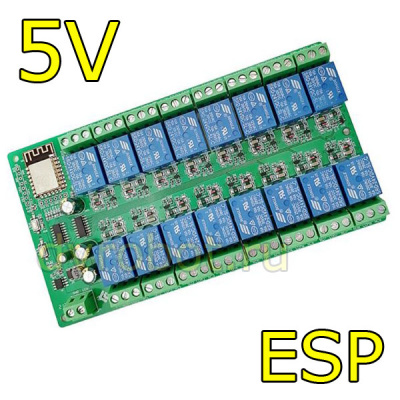 Модуль реле 16 -  ESP8266/ 5V
