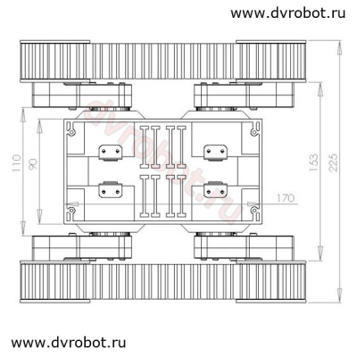 Платформа Rover 5 (2 WD)