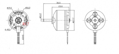 Мотор A2208/1800KV