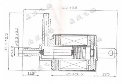 Электро клапан (жидкость/газ) DS-0829/12V