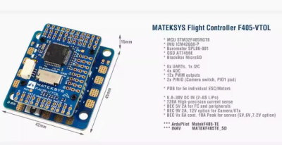 Контроллер MATEKSYS F405-VTOL