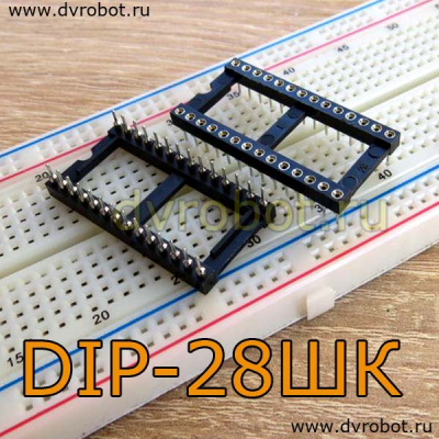 Гнезда IC - DIP-28ШК