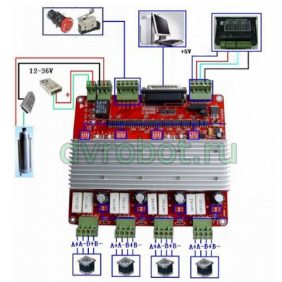 Контроллер  (TB6560)-4.0