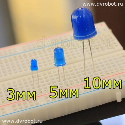 Светодиод 5 мм - красный