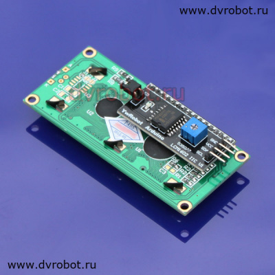 Дисплей - голубой IIC/I2C