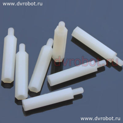 Стойка нейлон M3*27+6